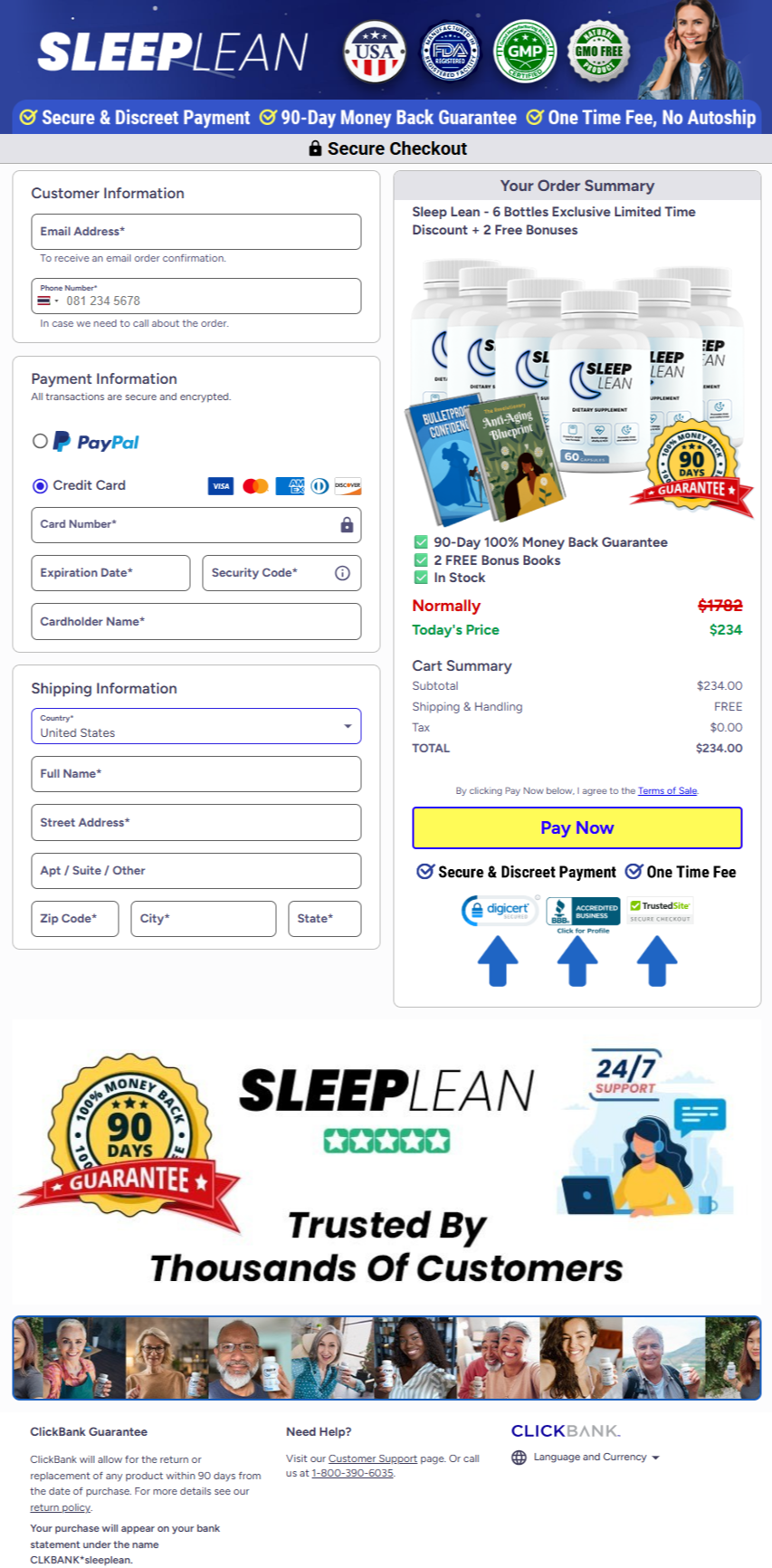 sleeplean official website buy online price